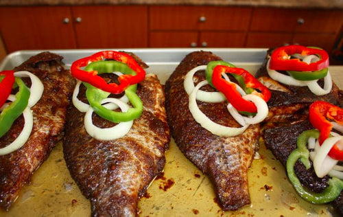 Grilled tilapia - Ghana style CVBZ
